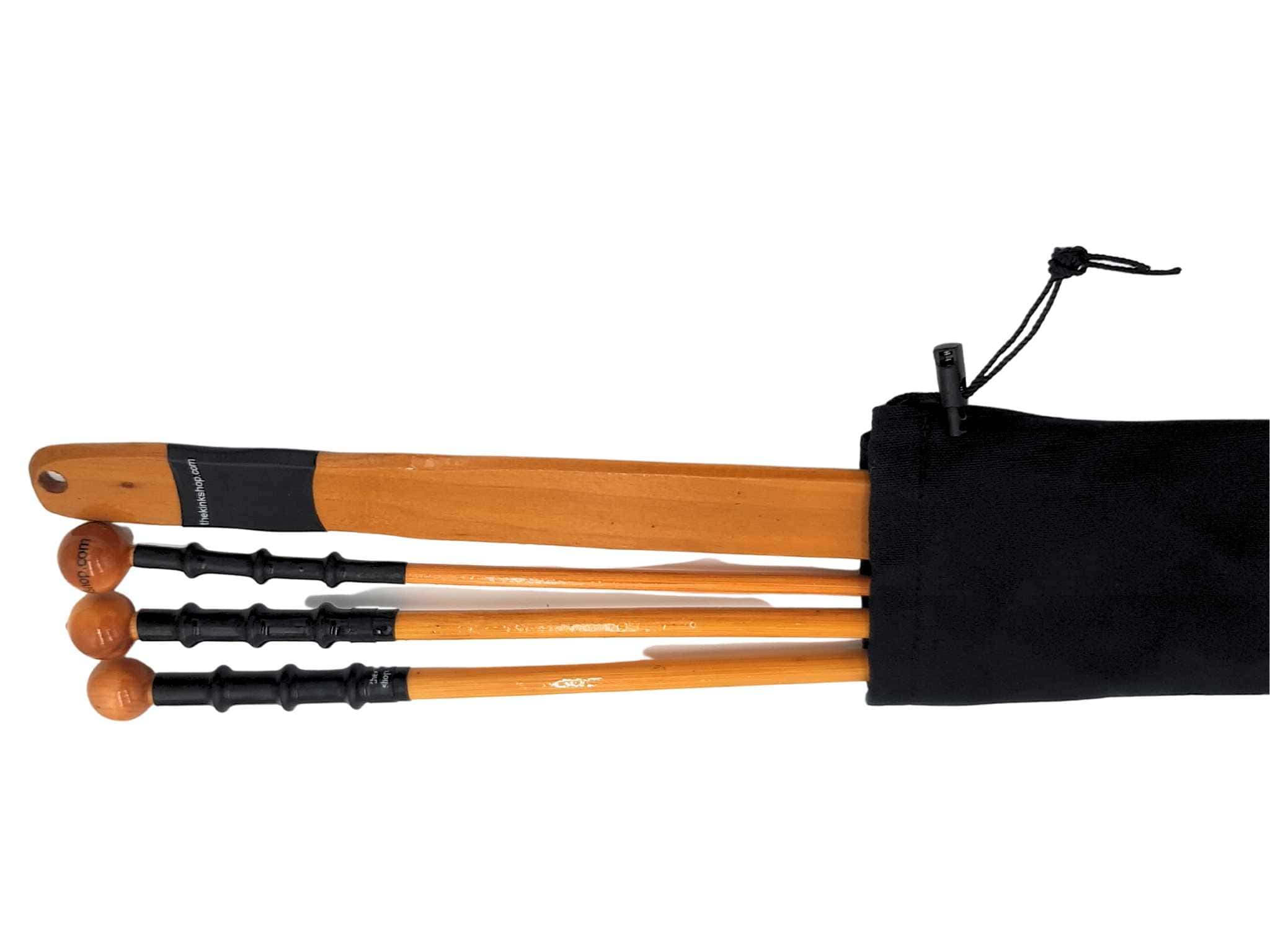 Rattan Travel Cane Set (4 pc. with bag) - Image 6