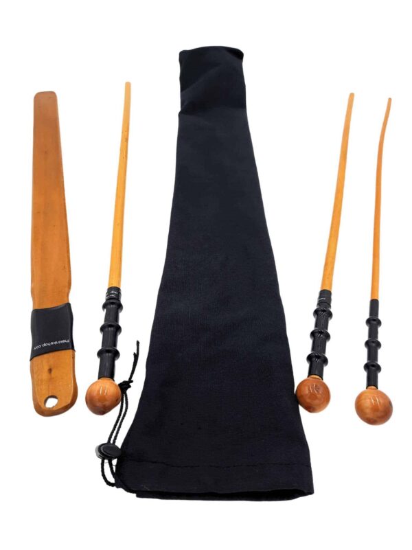 Rattan Travel Cane Set (4 pc. with bag) - Image 2