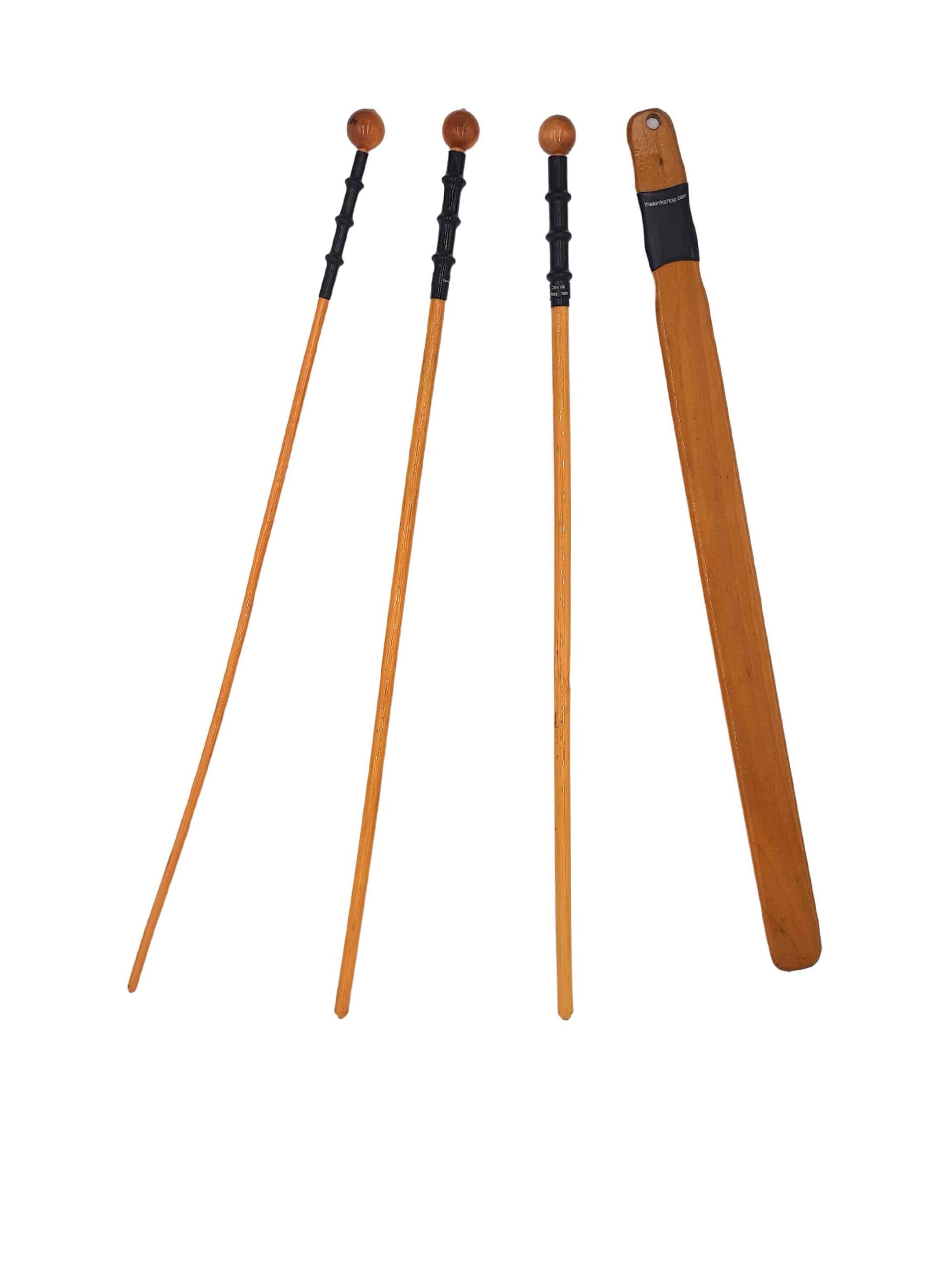 Rattan Travel Cane Set (4 pc. with bag) - Image 3