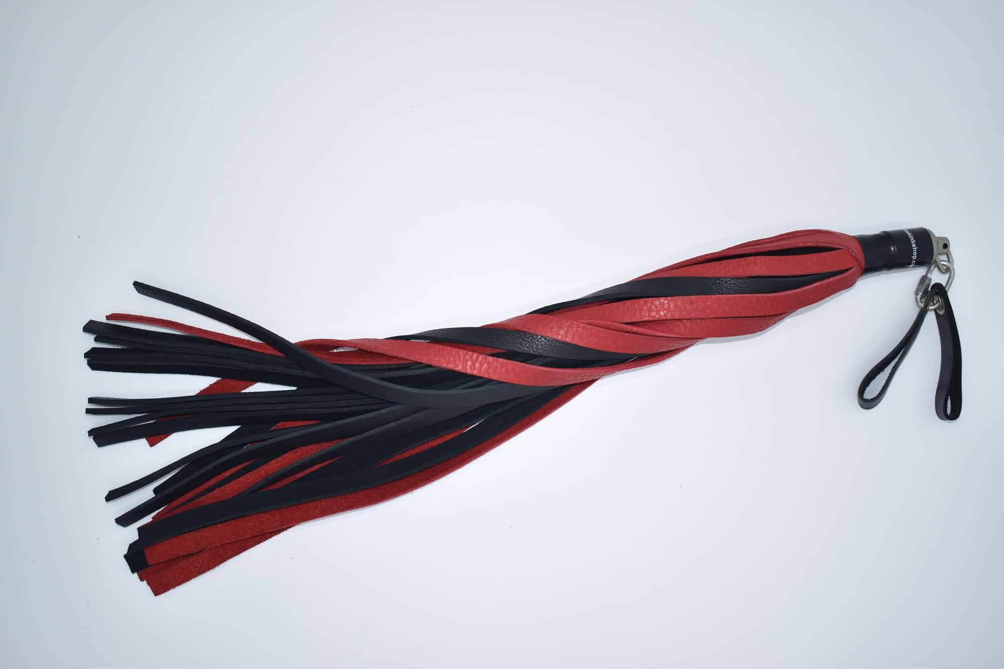 Bull Hide Floggers 1/2" Falls With Finger Loops - Image 6