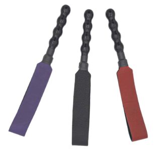 Long Bull Hide Crop Paddle - (Available in multiple colors)