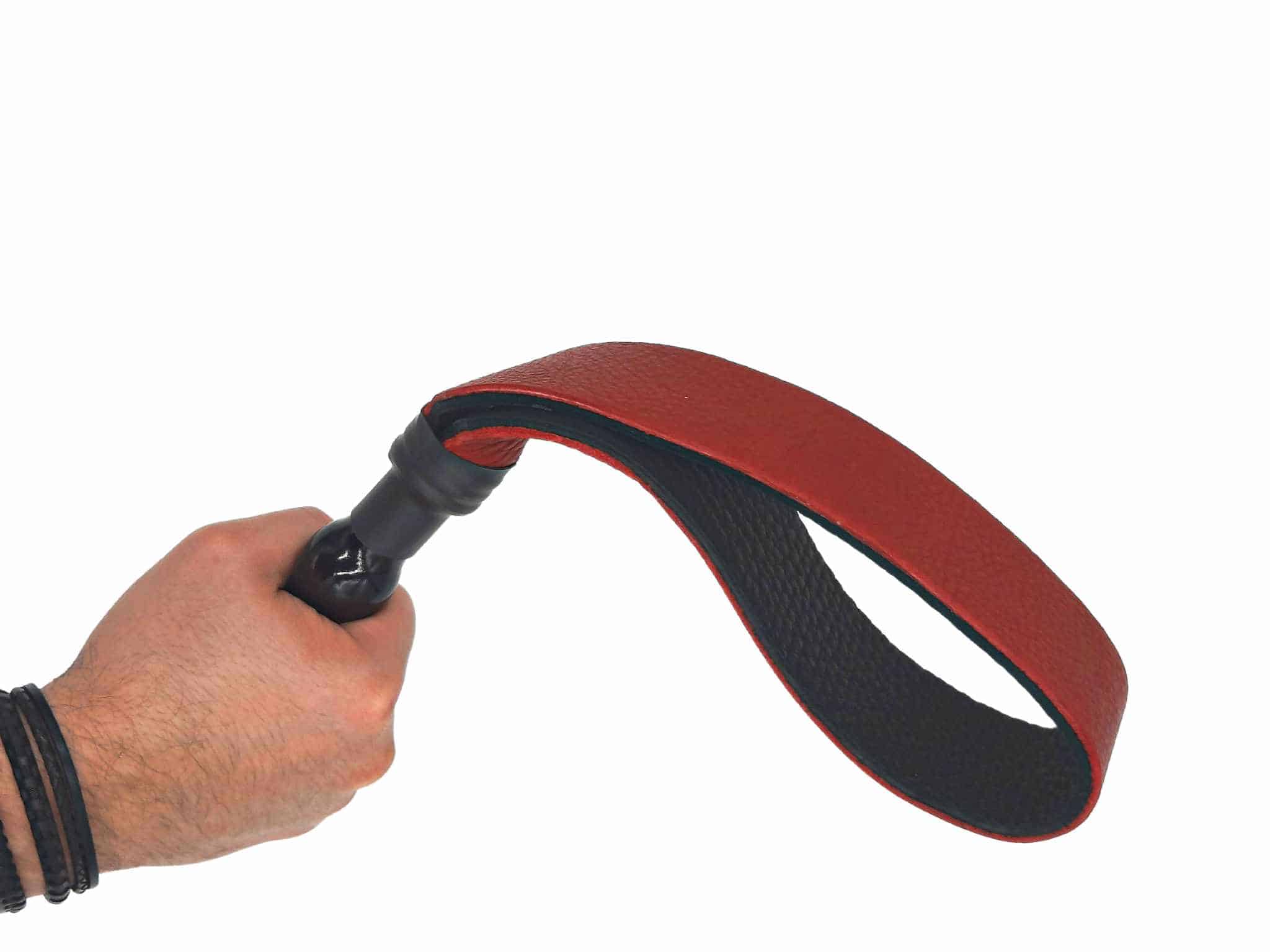 Long Bull Hide Crop Paddle - (Available in multiple colors) - Image 9
